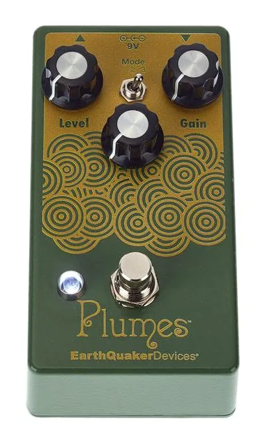 EarthQuaker Devices Devices Plumes Signal Shredder, grafica del pannello superiore