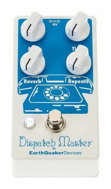 EarthQuaker Devices Dispatch Master V3, grafica del pannello superiore