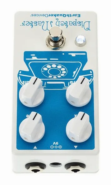 EarthQuaker Devices Dispatch Master V3, grafica del pannello superiore