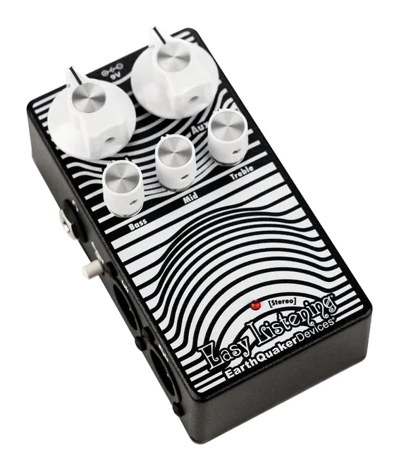 EarthQuaker Devices Easy Listening Amp Simulator, connettori sul retro dell'unita