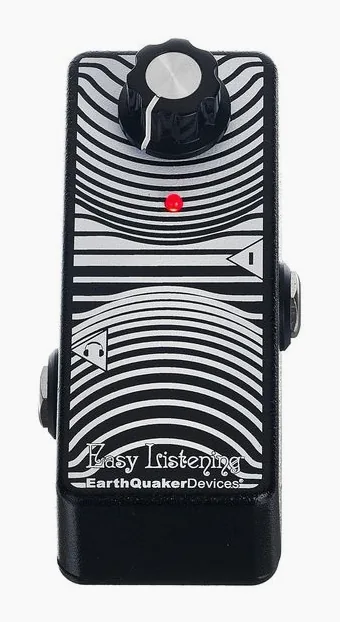 EarthQuaker Devices Easy Listening Amp Simulator, grafica del pannello superiore