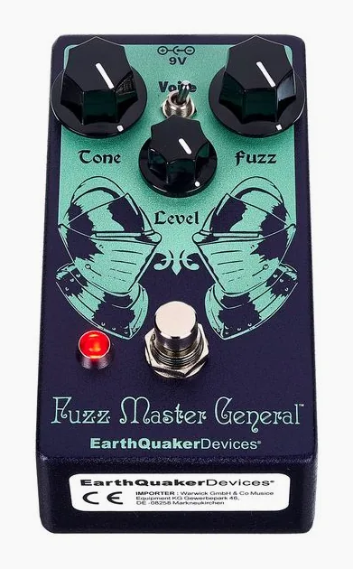 EarthQuaker Devices Fuzz Master General Octave, ingressi e uscite laterali