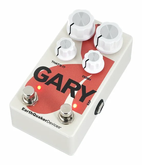 EarthQuaker Devices Gary Fuzz/ Overdrive, grafica del pannello superiore