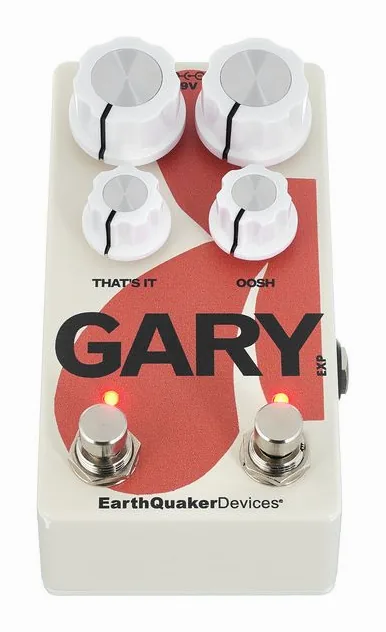 EarthQuaker Devices Gary Fuzz/ Overdrive, manopole viste dall'alto