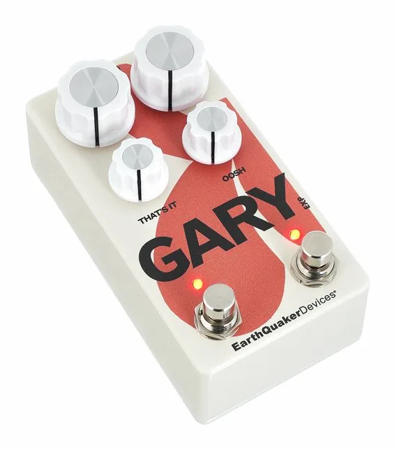 EarthQuaker Devices Gary Fuzz/ Overdrive, grafica del pannello superiore