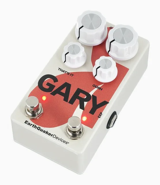 EarthQuaker Devices Gary Fuzz/ Overdrive fotografato frontalmente