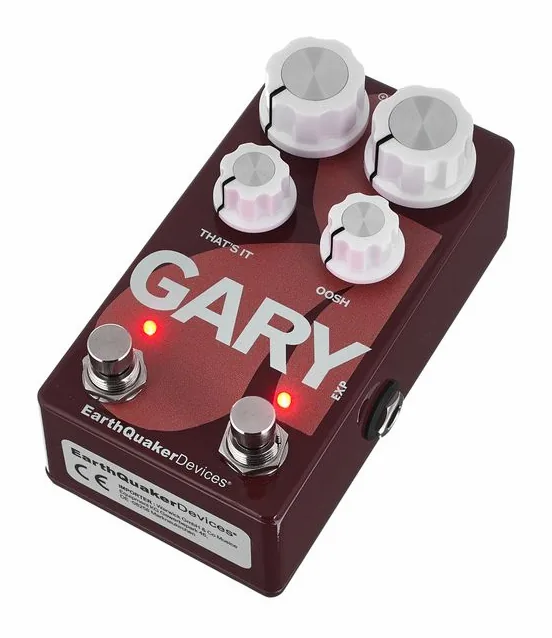 EarthQuaker Devices Gary Red Brown LTD in primo piano frontale