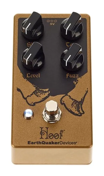EarthQuaker Devices Hoof V2, manopole viste dall'alto