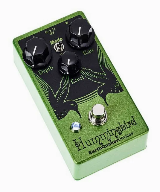 EarthQuaker Devices Hummingbird V4 Rep Percussions, manopole viste dall'alto