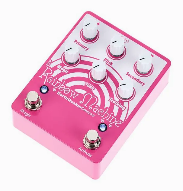 EarthQuaker Devices Rainbow Machine V2, ingressi e uscite laterali