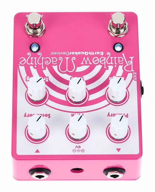 EarthQuaker Devices Rainbow Machine V2, grafica del pannello superiore