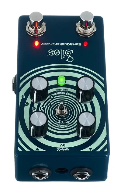 EarthQuaker Devices Silos Time Reflection, ingressi e uscite laterali