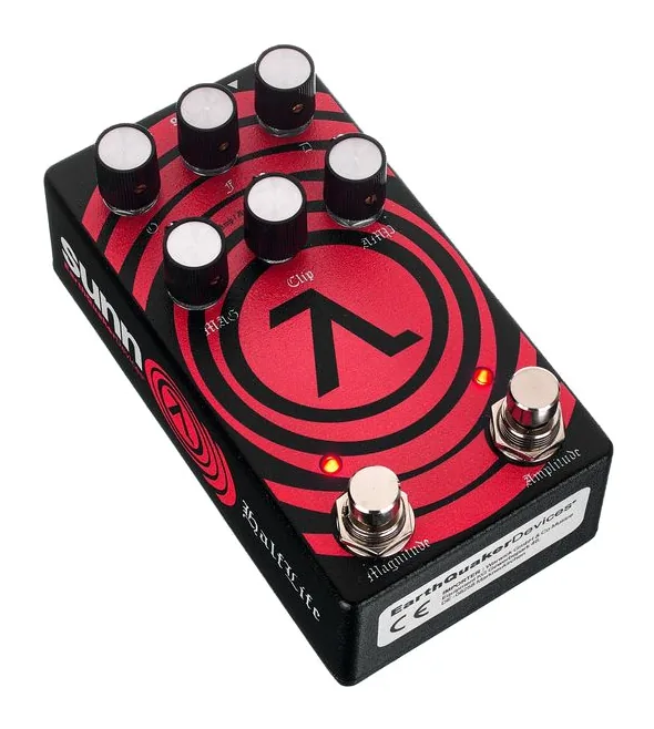 EarthQuaker Devices Sunn O))) HalfLife, manopole viste dall'alto