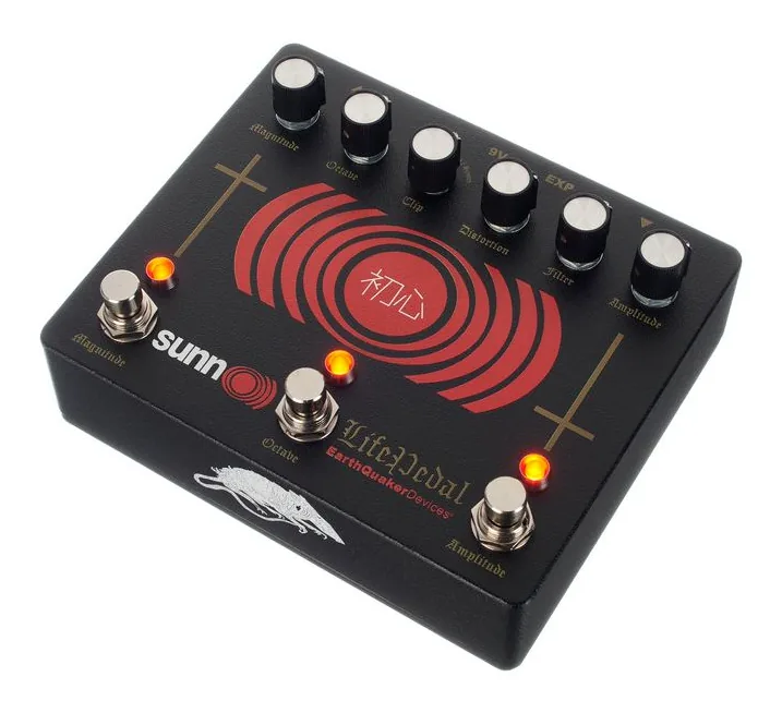 EarthQuaker Devices Sunn O))) Life Pedal V3 fotografato frontalmente