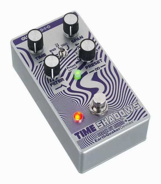 EarthQuaker Devices Time Shadows II Multi-Delay, ingressi e uscite laterali