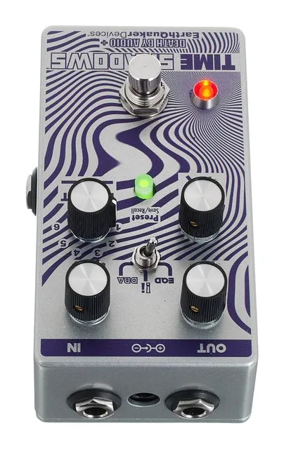 EarthQuaker Devices Time Shadows II Multi-Delay, grafica del pannello superiore
