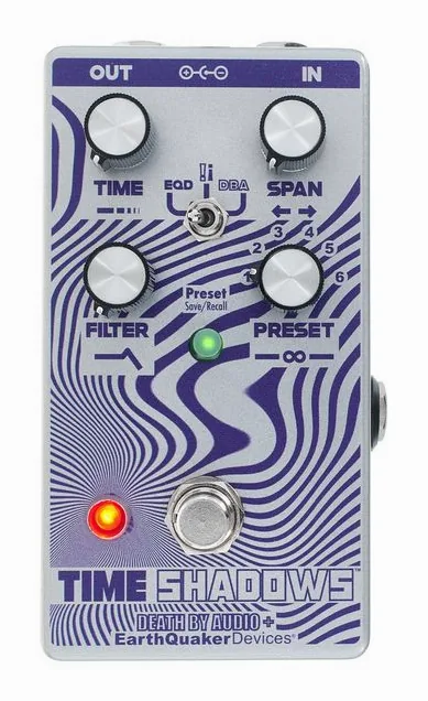 EarthQuaker Devices Time Shadows II Multi-Delay, grafica del pannello superiore