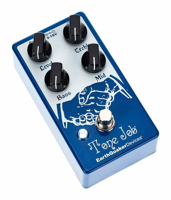 EarthQuaker Devices Tone Job V2 EQ & Booster, connettori sul retro dell'unita