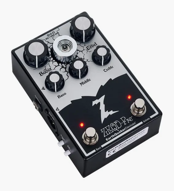 EarthQuaker Devices ZEQD PRE - Tube Preamp/Booster, vista laterale del cabinet