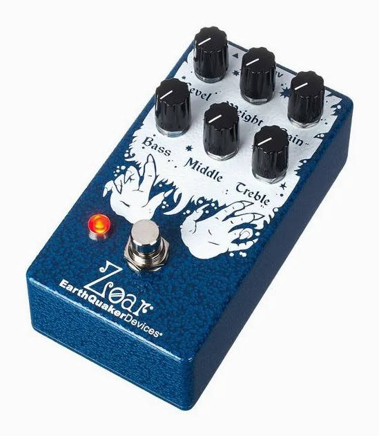 EarthQuaker Devices Zoar Dynamic Audio Distortion visto di fronte
