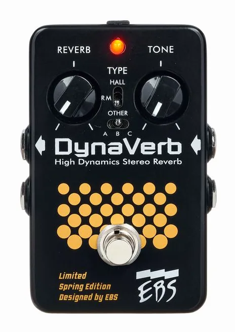 EBS DynaVerb Limited Spring Ed., connettori sul retro dell'unita