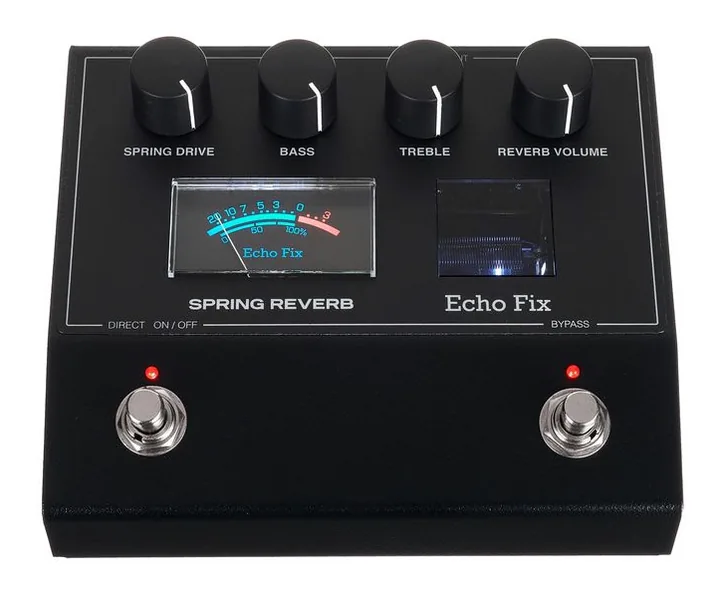 Echo Fix EF-P2 Spring Reverb, manopole viste dall'alto