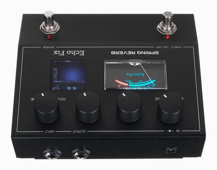 Echo Fix EF-P2 Spring Reverb, footswitch in primo piano