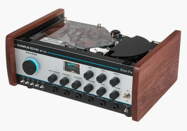 Echo Fix EF-X3 Chorus Echo Silver, connettori sul retro dell'unita