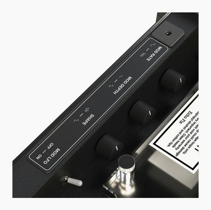Echo Fix EF-X3 Vintage Voice Blue Tolex, ingressi e uscite laterali