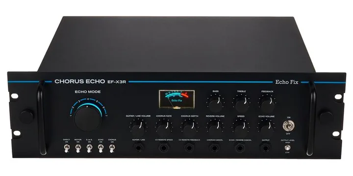 Echo Fix EF-X3R Chorus Echo Black, manopole viste dall'alto