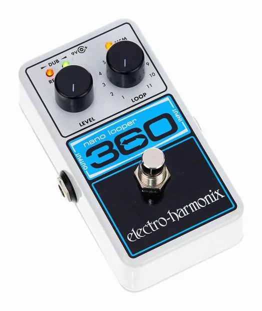 Electro Harmonix 360 Nano Looper, connettori sul retro dell'unita