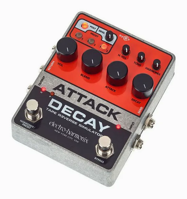 Electro Harmonix Attack Decay Tape Reverse Sim. visto di fronte