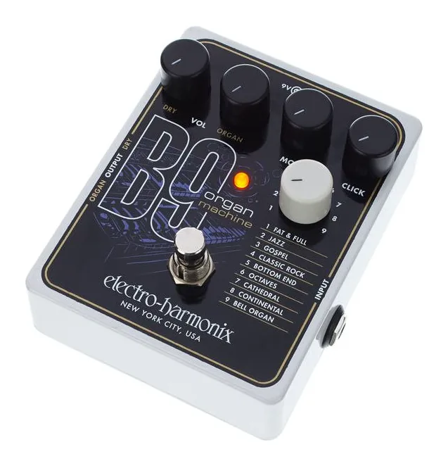Electro Harmonix B9 Organ Machine in primo piano frontale