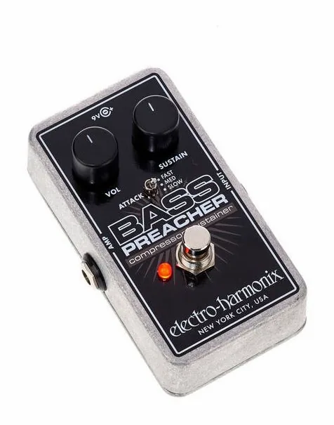 Electro Harmonix Bass Preacher, ingressi e uscite laterali