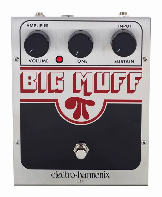 Electro Harmonix Big Muff PI Classic, connettori sul retro dell'unita
