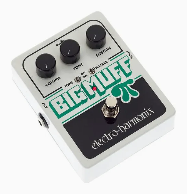 Electro Harmonix Big Muff Pi w. Tone Wicker, ingressi e uscite laterali