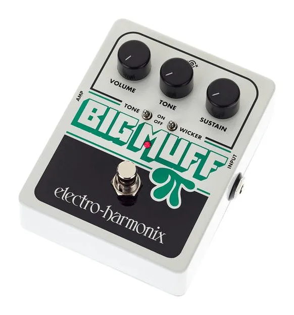 Electro Harmonix Big Muff Pi w. Tone Wicker in primo piano frontale