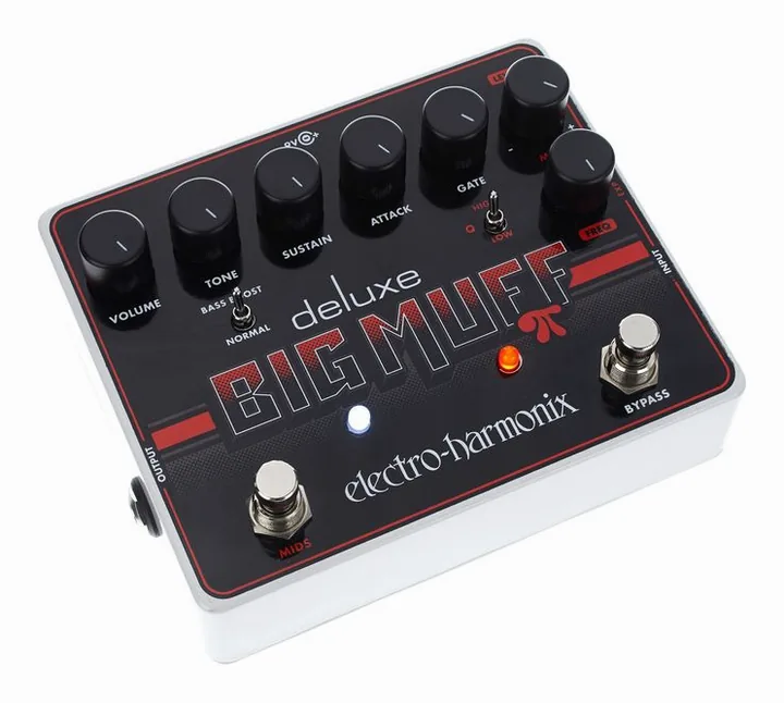 Electro Harmonix Deluxe Big Muff PI, connettori sul retro dell'unita