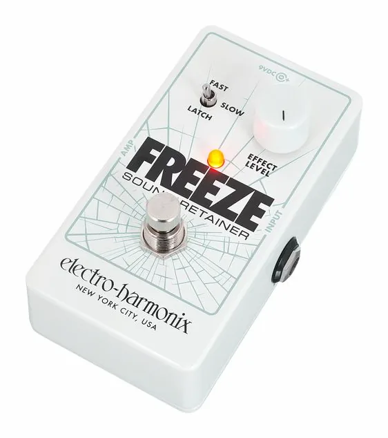Electro Harmonix Freeze Sound Retainer fotografato frontalmente