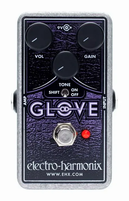 Electro Harmonix OD Glove, ingressi e uscite laterali