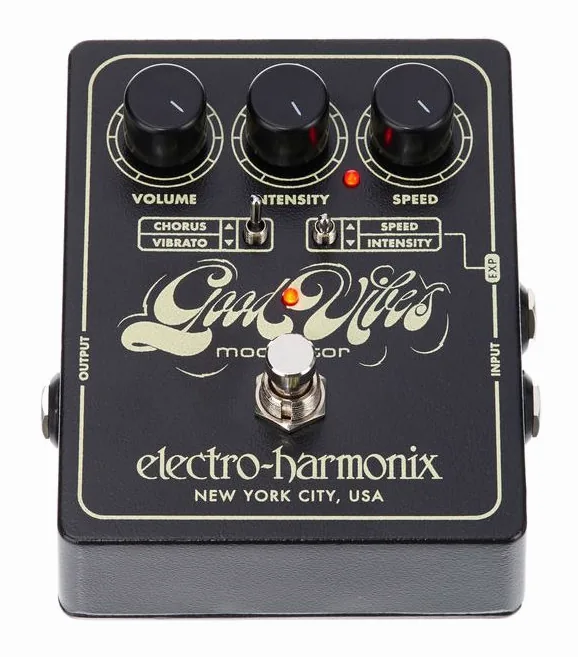 Electro Harmonix Good Vibes Univibe, grafica del pannello superiore