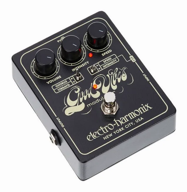 Electro Harmonix Good Vibes Univibe, connettori sul retro dell'unita