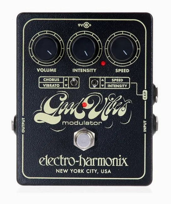 Electro Harmonix Good Vibes Univibe, led e interruttore a pedale