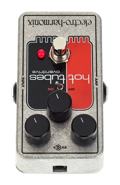 Electro Harmonix Hot Tubes Nano, grafica del pannello superiore