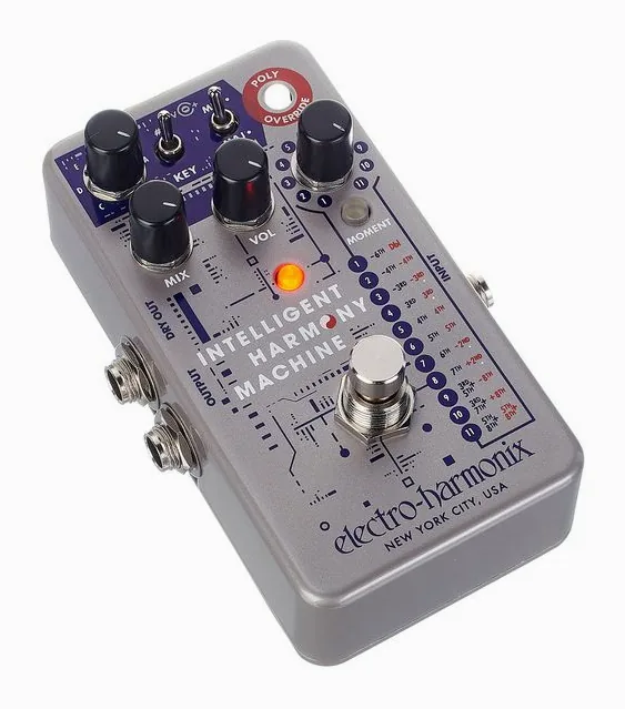 Electro Harmonix Intelligent Harmony Machine, connettori sul retro dell'unita