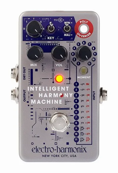 Electro Harmonix Intelligent Harmony Machine, connettori sul retro dell'unita