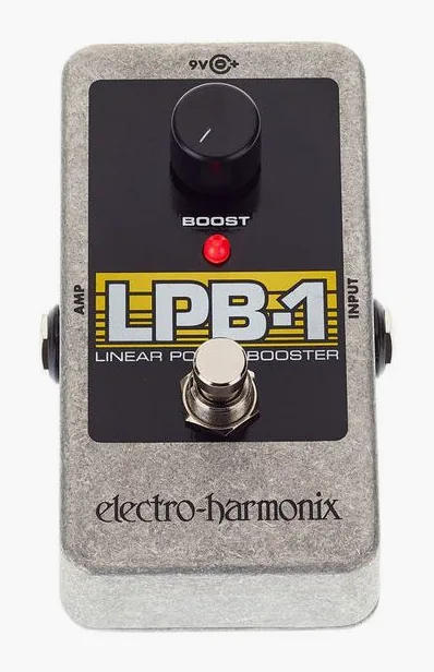 Electro Harmonix LPB-1, manopole viste dall'alto