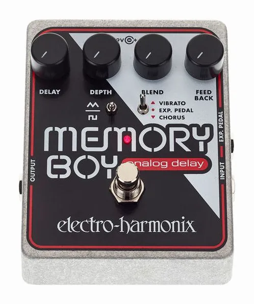 Electro Harmonix Memory Boy, grafica del pannello superiore