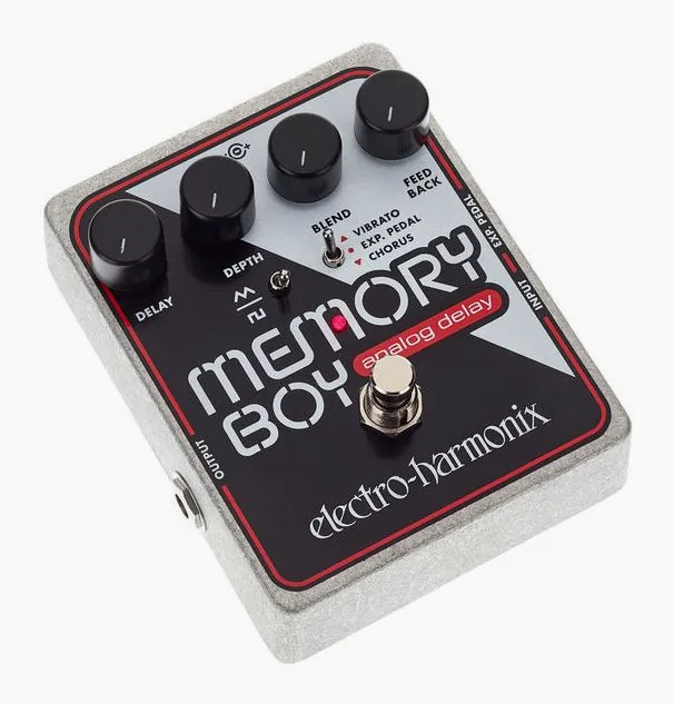 Electro Harmonix Memory Boy, connettori sul retro dell'unita
