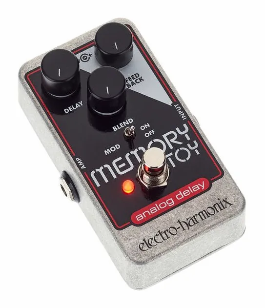 Electro Harmonix Memory Toy, led e interruttore a pedale